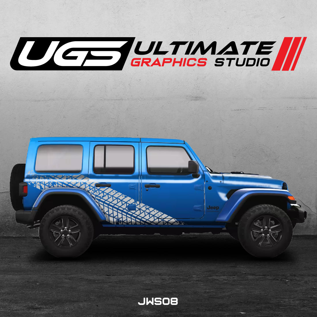 Jeep  Side Road Marks Graphics