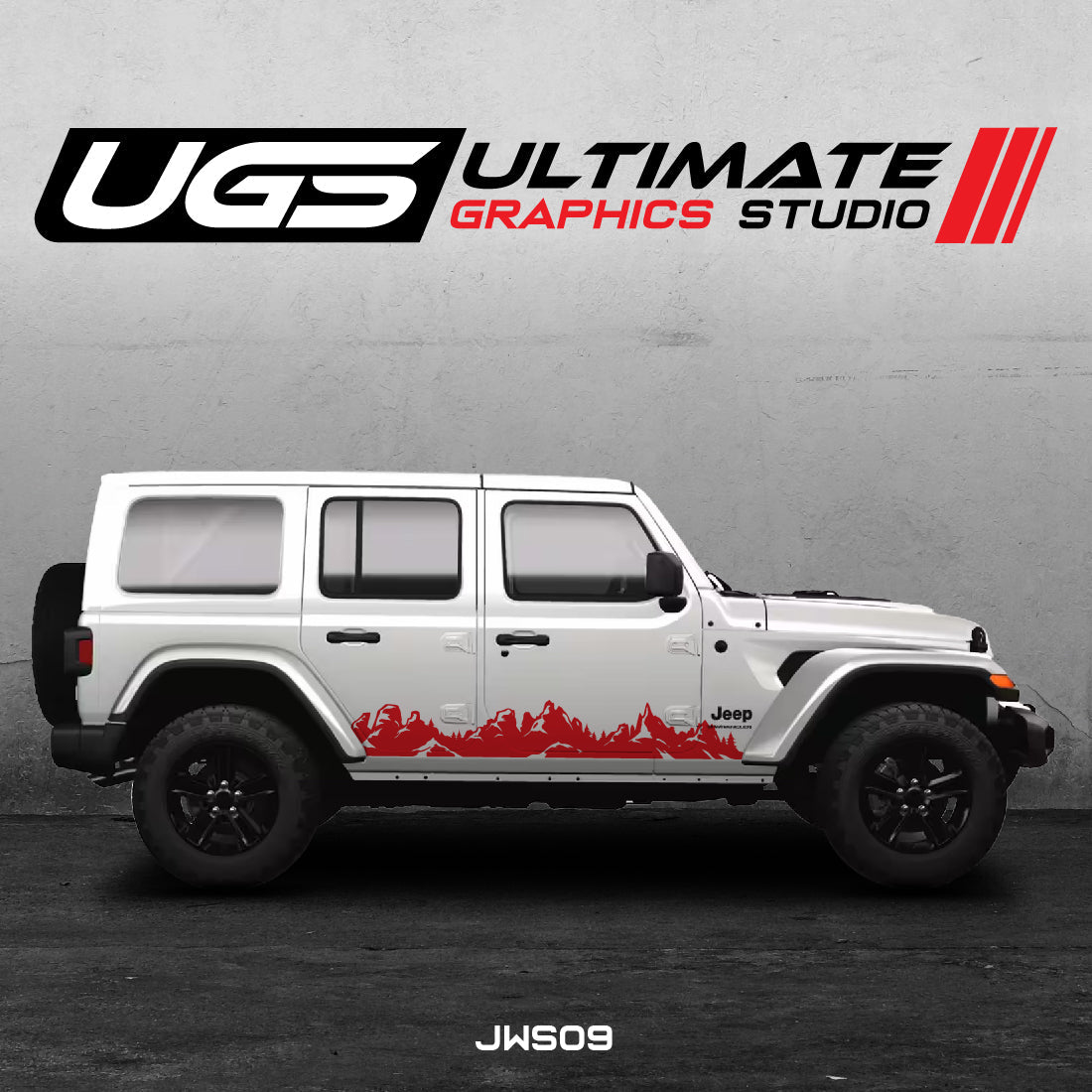 Jeep Side Mountain Graphics