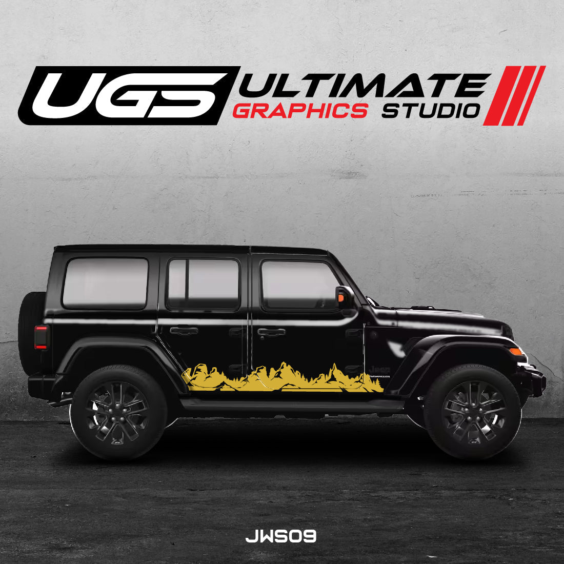 Jeep Side Mountain Graphics