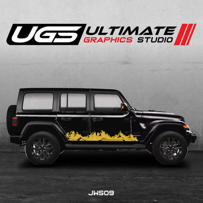 Jeep Side Mountain Graphics