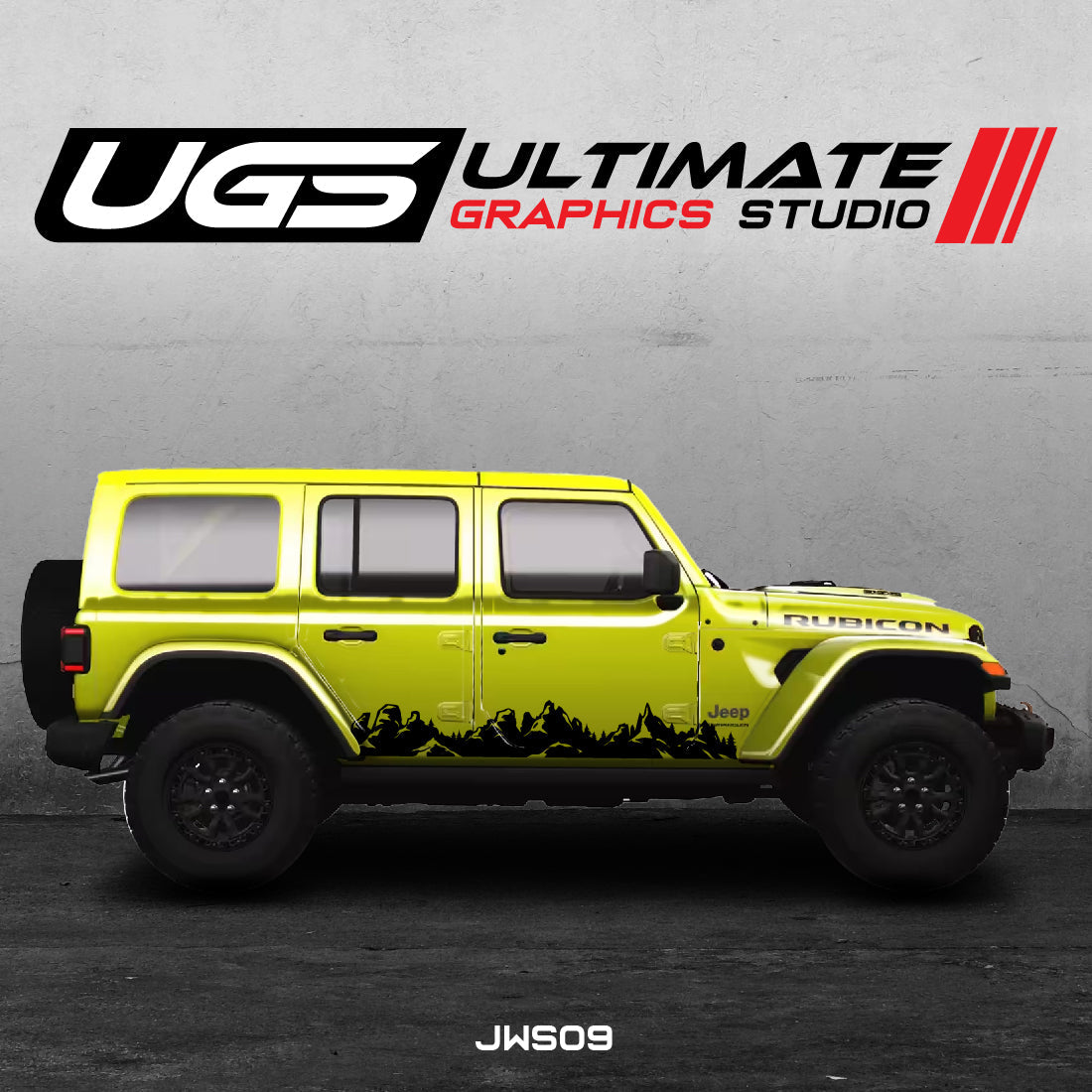 Jeep Side Mountain Graphics