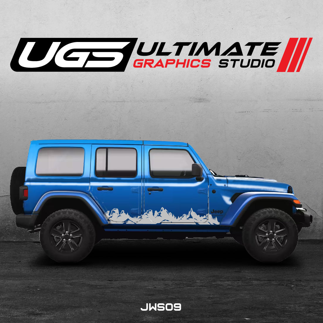 Jeep Side Mountain Graphics