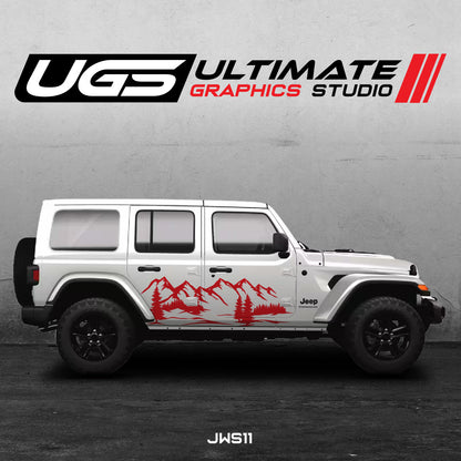 Jeep Side Mountain Graphics