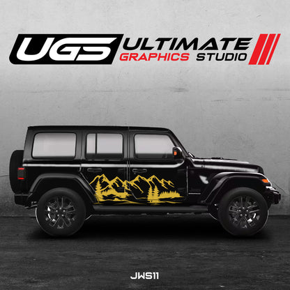 Jeep Side Mountain Graphics