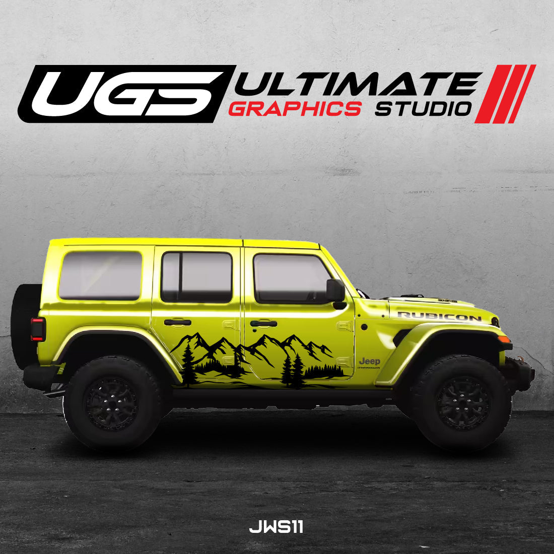Jeep Side Mountain Graphics