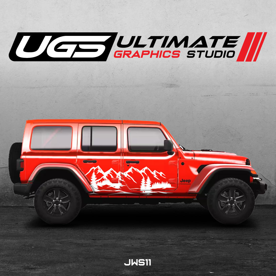 Jeep Side Mountain Graphics