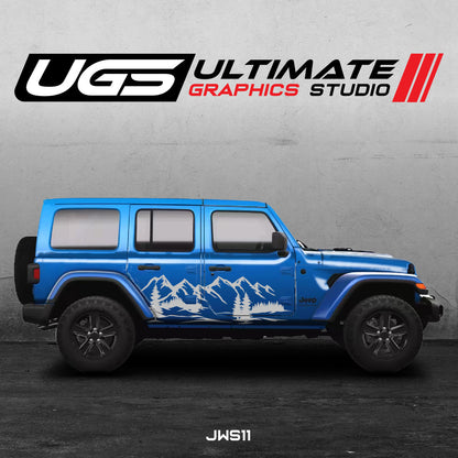 Jeep Side Mountain Graphics