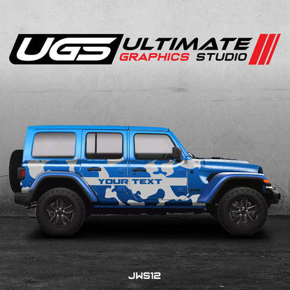Jeep Camouflage Pattern - Custom Text