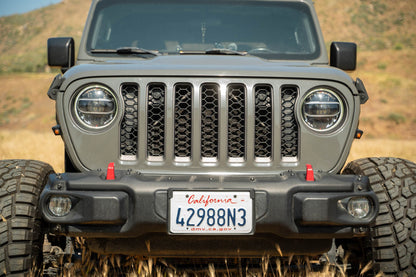 Vehicle body profile with the Fender Deletes for the Jeep Gladiator JT