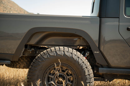 Flat view of Rear Fender Delete for the Jeep Gladiator JT