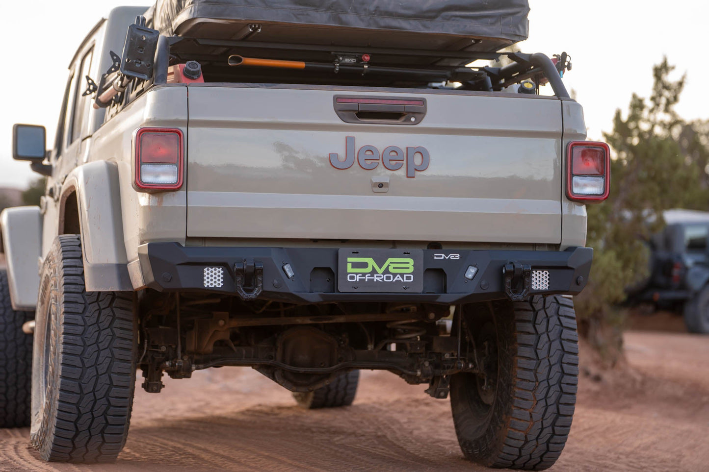 DV8 Offroad 2020-2024 Jeep Gladiator JT | MTO Series Rear Bumper RBGL-12
