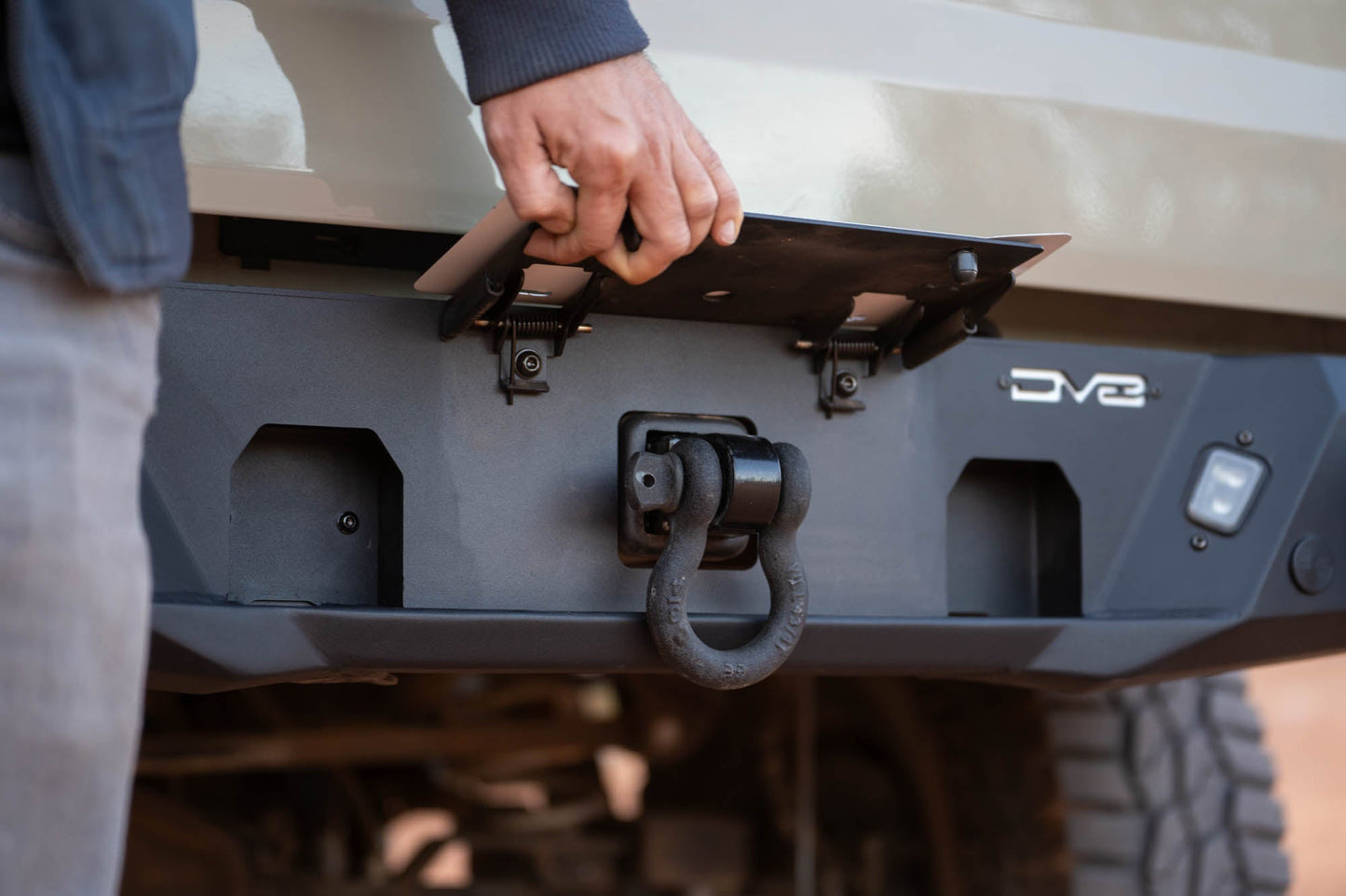 DV8 Offroad 2020-2024 Jeep Gladiator JT | MTO Series Rear Bumper RBGL-12