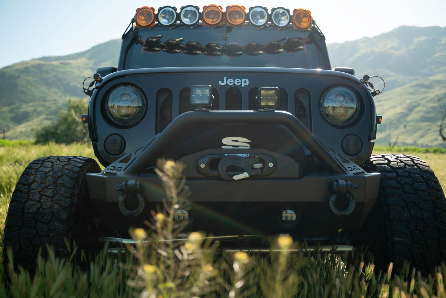 Body profile of the Fender Flare Deletes for the 2007-2018 Jeep Wrangler JK