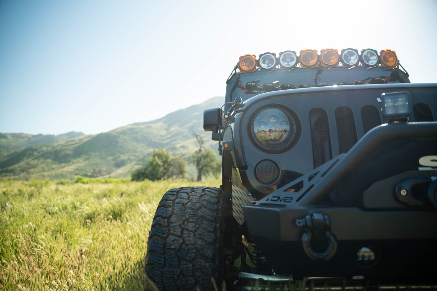 Profile of the Fender Flare Deletes for the 2007-2018 Jeep Wrangler JK