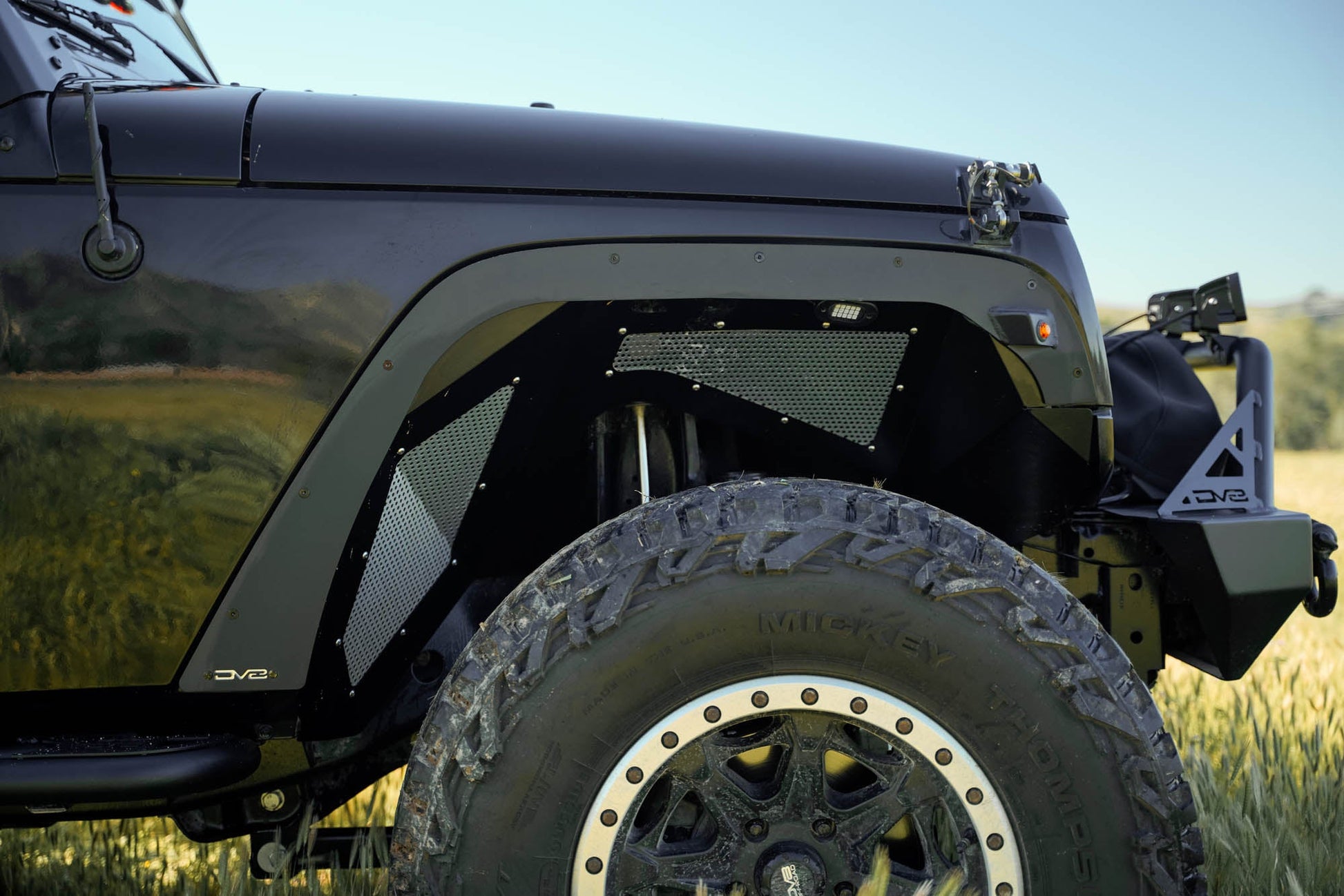 Front Fender Flare Deletes for the 2007-2018 Jeep Wrangler JK