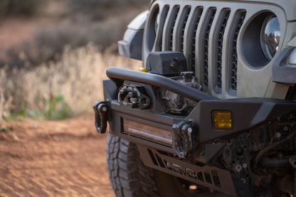 DV8 Offroad 2007-2024 Jeep Wrangler JK/JL & Gladiator JT | FS-7 Mid-Width Winch Front Bumper FBJL-07