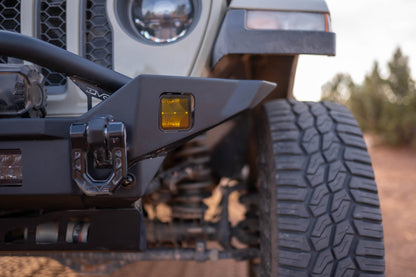 DV8 Offroad 2007-2024 Jeep Wrangler JK/JL & Gladiator JT | FS-7 Mid-Width Winch Front Bumper FBJL-07