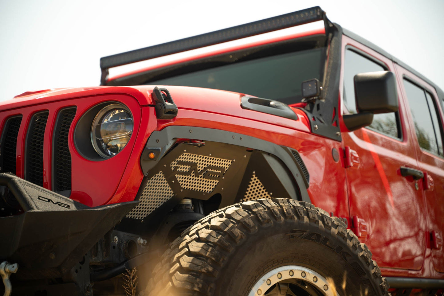 turn signals on the Fender Deletes for the 2018-2024 Jeep Wrangler JL