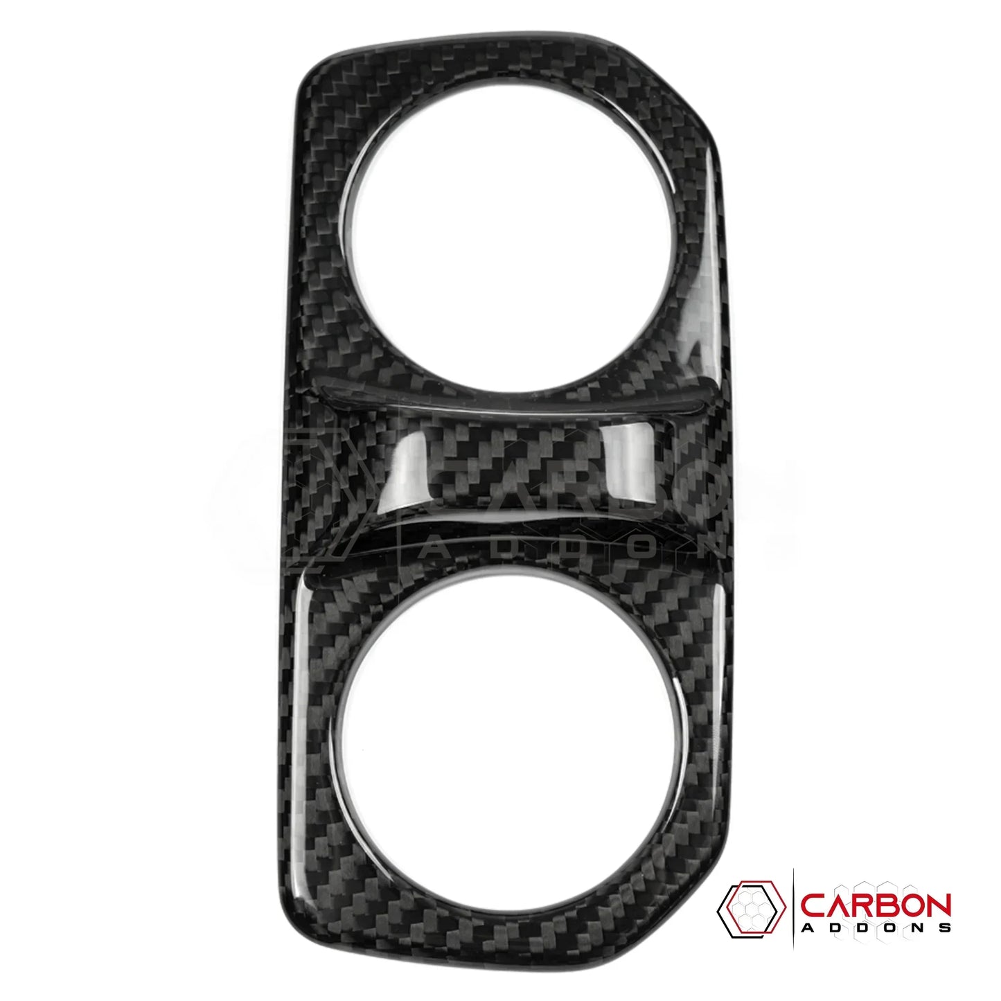 2018+ Jeep Wrangler JL / 2020+ Gladiator JT Rear Air Vents Outlet Cover – Real Dry Carbon Fiber (Glossy or Matte) 2020–Current