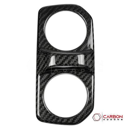 2018+ Jeep Wrangler JL / 2020+ Gladiator JT Rear Air Vents Outlet Cover – Real Dry Carbon Fiber (Glossy or Matte) 2020–Current
