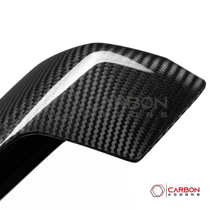 Jeep Gladiator JT & Wrangler JL Side View Mirror Covers (With or Without Light) – Real Dry Carbon Fiber (Glossy or Matte) 2020–Current