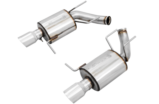 AWE Tuning Touring Edition Axle-back Exhaust for the S197 Ford Mustang GT - Chrome Silver Tips 3015-32094