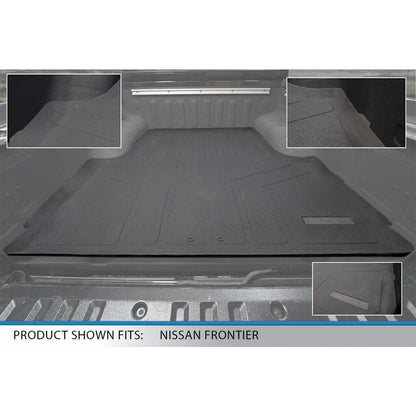 SmartCoverage™ Floor Liners For 2008-2021 Nissan Frontier with Dual Drivers Side Floor Posts