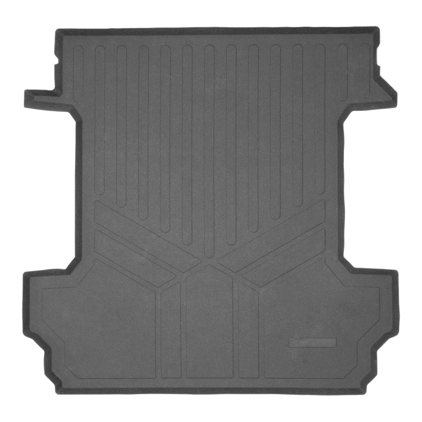 SmartCoverage™ Custom Fit Floor Liners For 2019-2025 Chevrolet Silverado 1500 Crew Cab With 1st Row Bench Seat (OTH Coverage) and Carpeted Flooring with the 2nd Row Underseat Storage