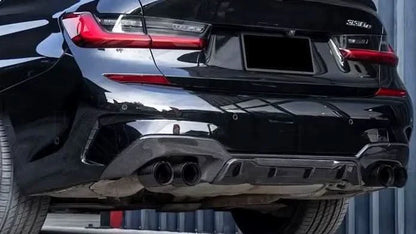 BMW 3/4 Series G20/G21 G22 G26 Carbon Fiber Dual Muffler Tips (2019+)