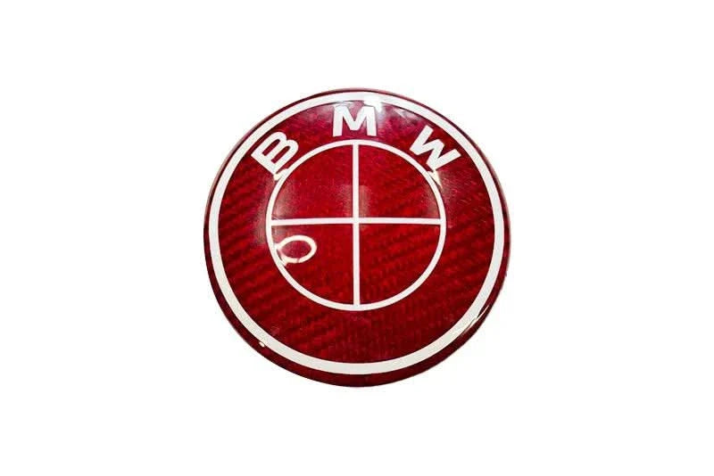 BMW Roundel Emblem Covers - Full Carbon Fiber