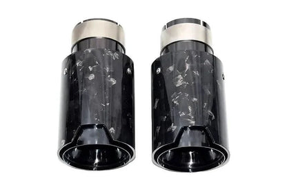 BMW Universal Fit Carbon Fiber Single Muffler Tips