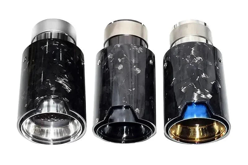 BMW Universal Fit Carbon Fiber Single Muffler Tips