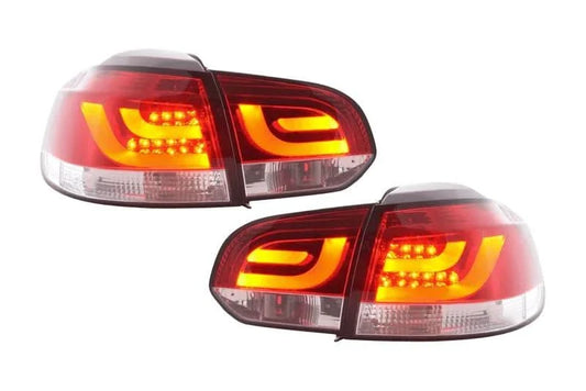 VW Golf Mk6 GTI LED Bar Red Tail Lights V1 (2008-2014)