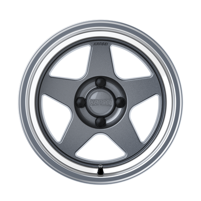 KNP 15" - Gloss Gunmetal Machined Lip
