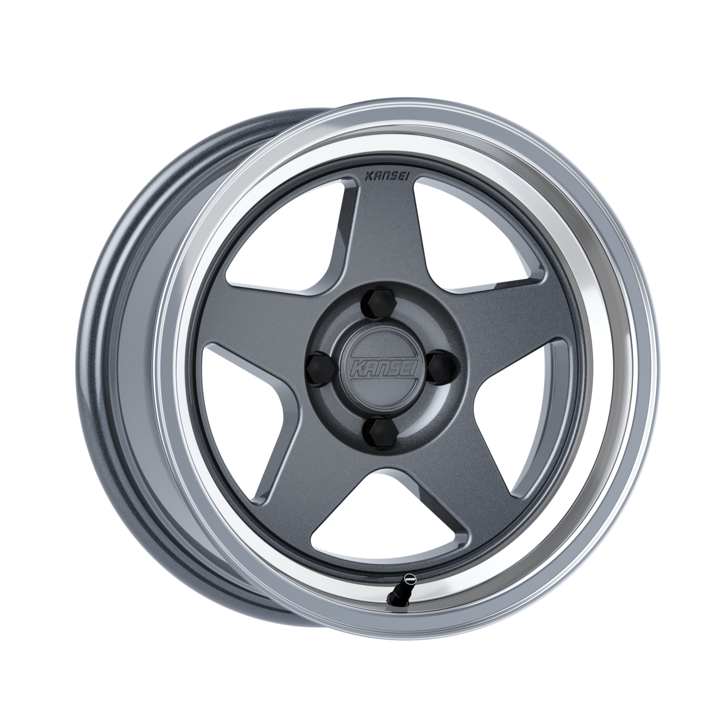 KNP 15" - Gloss Gunmetal Machined Lip
