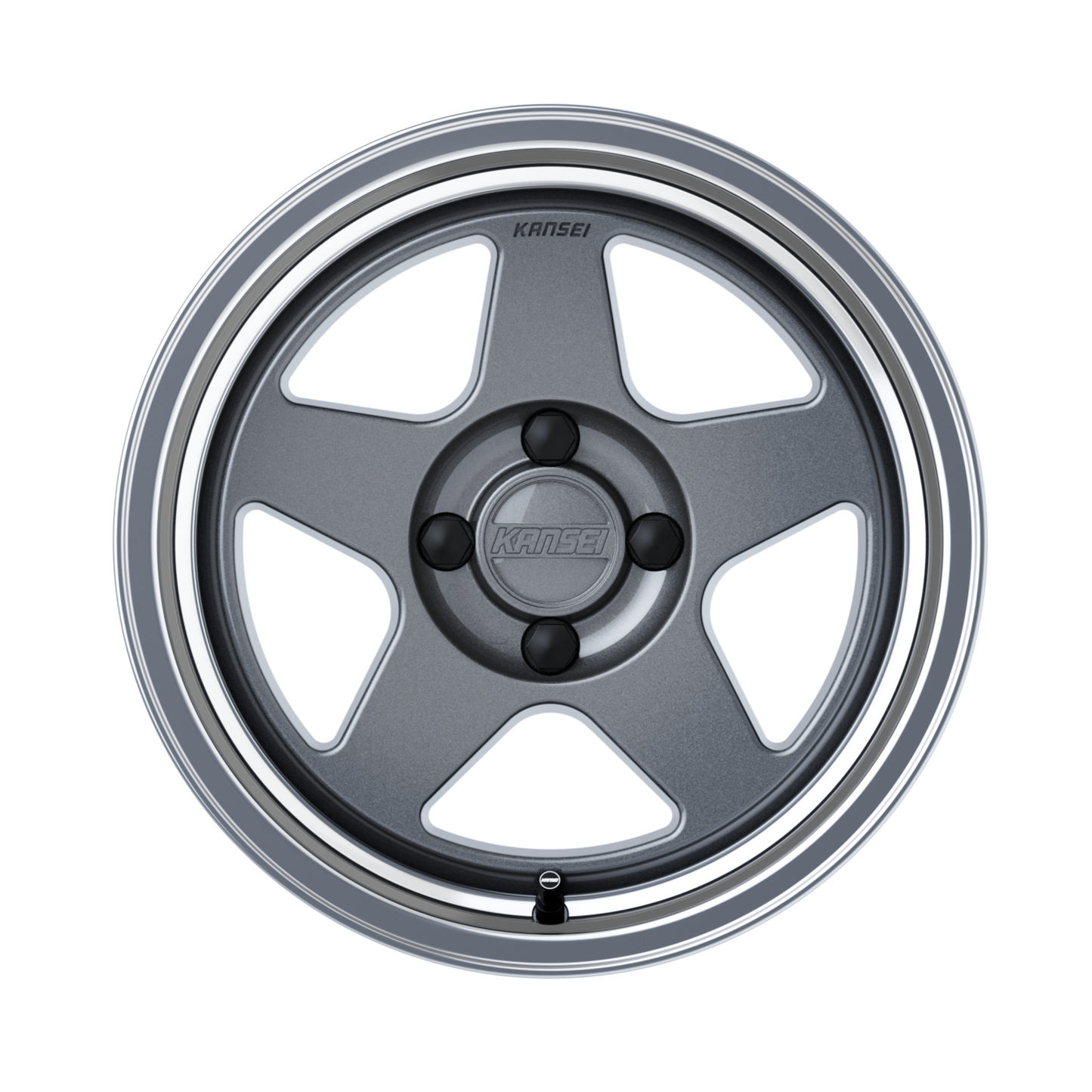 KNP 15" - Gloss Gunmetal Machined Lip