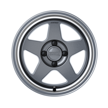 KNP 15" - Gloss Gunmetal Machined Lip