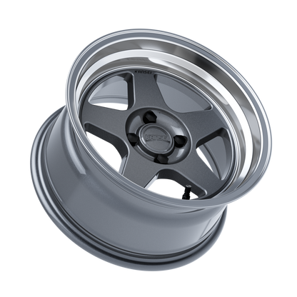 KNP 15" - Gloss Gunmetal Machined Lip