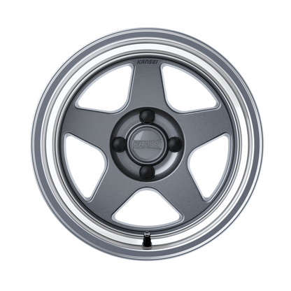 KNP 15" - Gloss Gunmetal Machined Lip