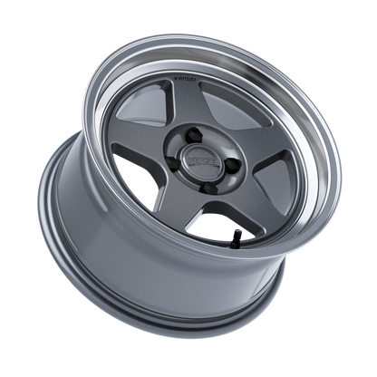 KNP 15" - Gloss Gunmetal Machined Lip