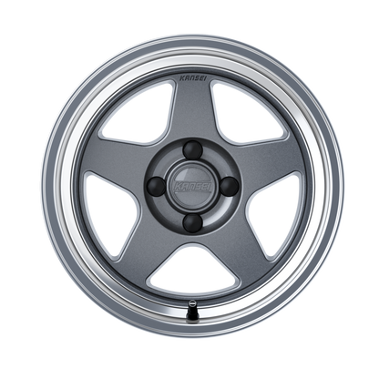KNP 15" - Gloss Gunmetal Machined Lip