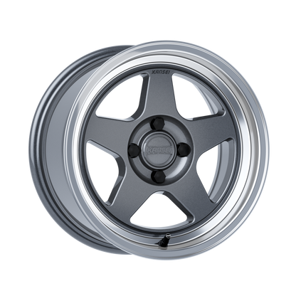 KNP 15" - Gloss Gunmetal Machined Lip