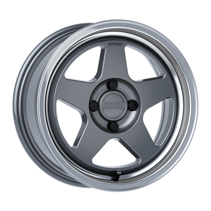 KNP 15" - Gloss Gunmetal Machined Lip