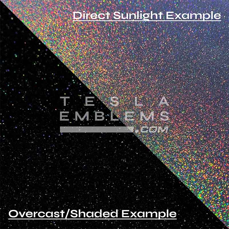 KPMF Morpheus Black Tesla AP1 Side Marker Wrap (2pcs)