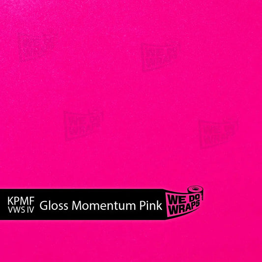 KPMF Gloss Momentum Pink Tesla Emblem Decals (Front + Back) | Model S
