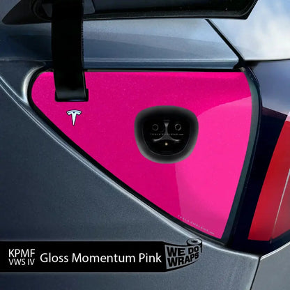 KPMF Gloss Momentum Pink Tesla Charge Port Wrap | Model Y