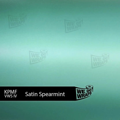 KPMF Satin Spearmint Tesla Emblem Decals (Front + Back) | Model Y