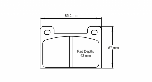 PAGID Racing Pagid Racing 8067 RSH42 Compound Brake Pads 8067-RSH42