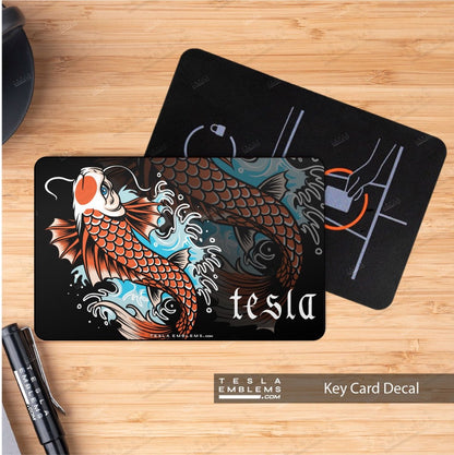 Koi Tattoo Art NFC Keycard Decal