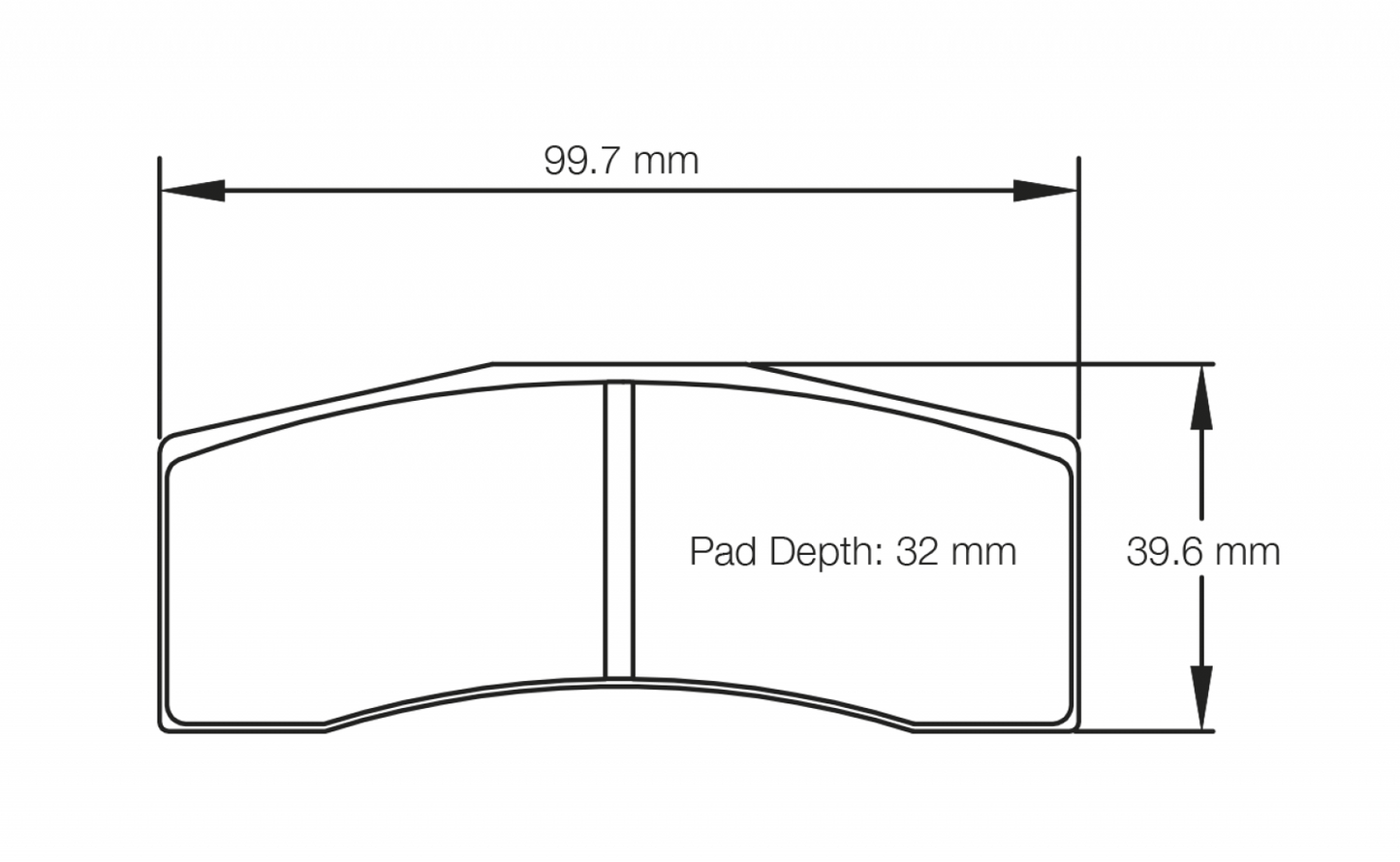 PAGID Racing Pagid Racing 8060 RST2 Compound Brake Pads 8060-RST2